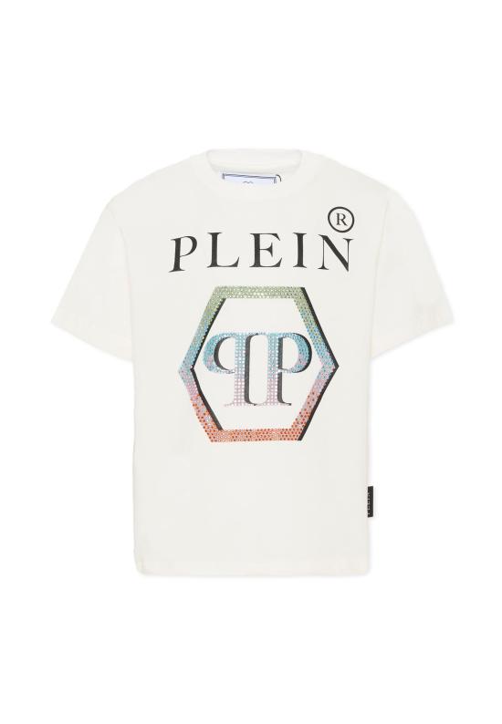 26SS [키즈] 필립 플레인 티셔츠 S6PHJGTH157 002 IVORY