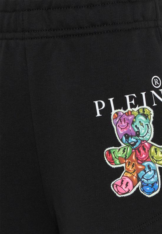 26SS [키즈] 필립 플레인 쇼츠/버뮤다 S6PHJGSH159 110 BLACK - PHILIPP PLEIN