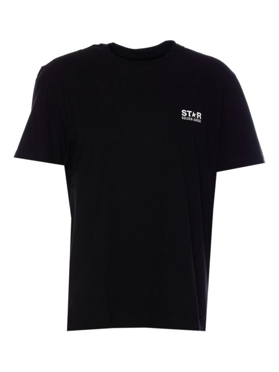 26SS 골든구스 반팔 티셔츠 GMP01220 P00087980203 Black - GOLDEN GOOSE