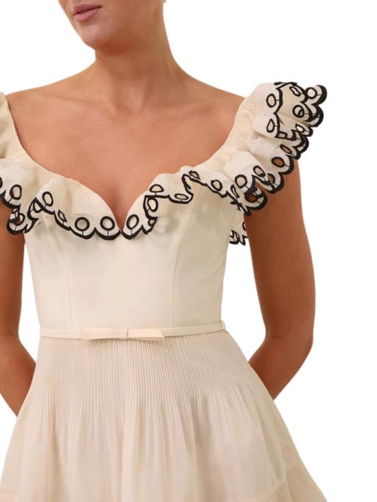 26SS 짐머만 미디 원피스 7024DC26R CRM Beige - ZIMMERMANN