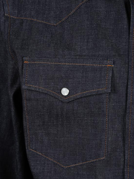 26SS 아페쎄 데님 셔츠 COHOJH12632 IAI Blue - A.P.C.