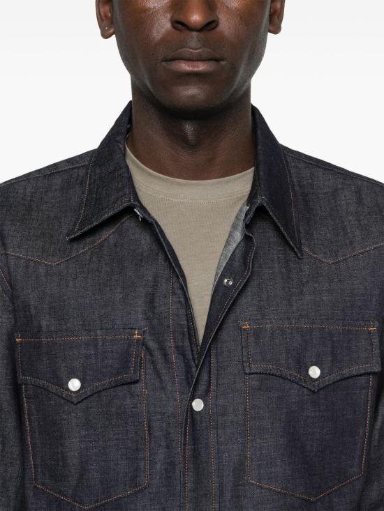 26SS 아페쎄 데님 셔츠 COHOJH12632 IAI Blue - A.P.C.