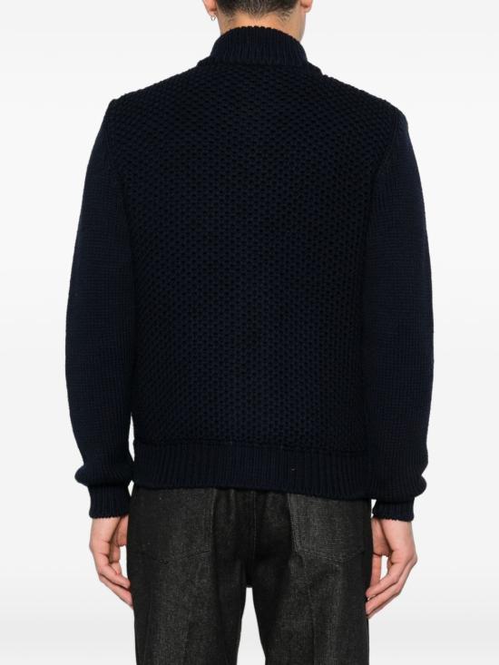 25FW 꼬르넬리아니 가디건 26M5662625162 001 Black - CORNELIANI