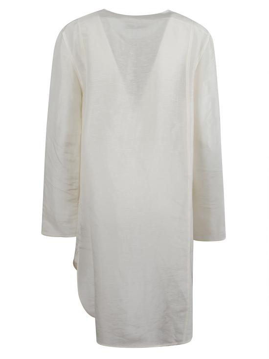 26SS 토리버치 미디 원피스 176549 106 Ivory - TORY BURCH