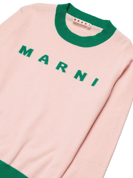 26SS [키즈] 마르니 캐시미어 니트 M01815M00X2 0M351 Pink - MARNI