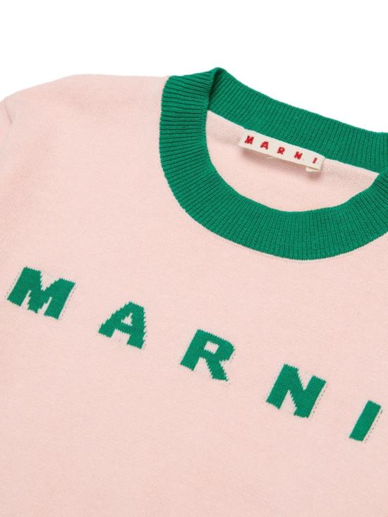 26SS [키즈] 마르니 캐시미어 니트 M01815M00X2 0M351 Pink - MARNI