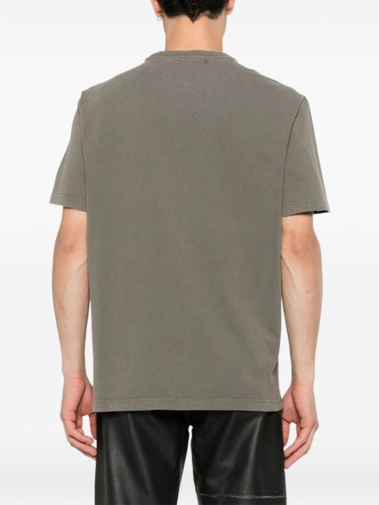 26SS 골든구스 골든 로고 프린트 반팔 티셔츠 GMP01220 P00067135479 Green - GOLDEN GOOSE