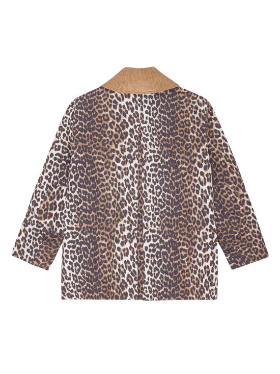 26SS 가니 캔버스 미디 자켓 W0391 859 MultiColour - GANNI