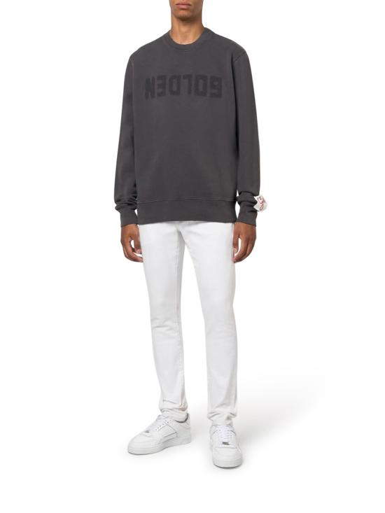 26SS 골든구스 골든 레터링 올리브 그린 스웨트셔츠 GMP01223 P00064260318 GREY - GOLDEN GOOSE