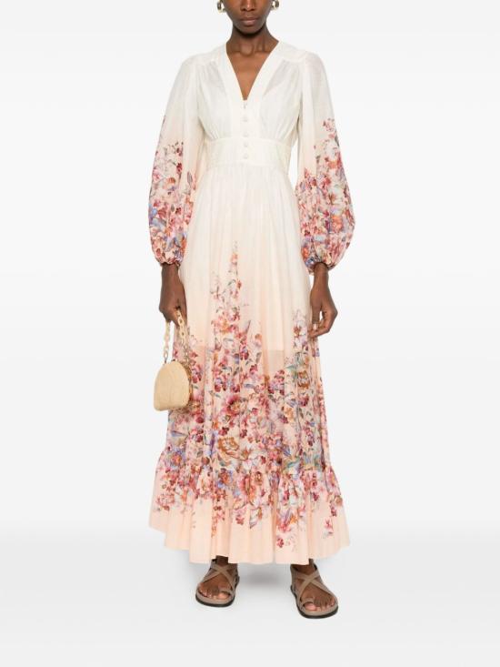 26SS 짐머만 미디 원피스 6875DRS261 IVF MultiColour - ZIMMERMANN