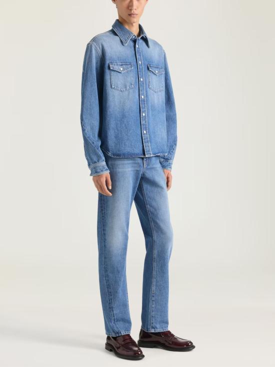 26SS 지방시 데님 셔츠 BM616V5YD3 420 Light denim - GIVENCHY