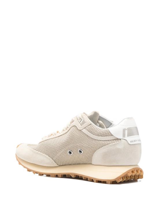 26SS 골든구스 메쉬 스웨이드 어퍼 & 블랙 스타 마라톤 스니커즈 GWF00683F007840 15259 Beige - GOLDEN GOOSE
