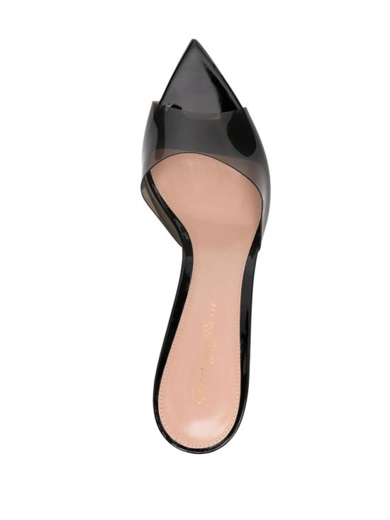 26SS 지안비토로시 뮬/슬리퍼 G1512055RICGSV FUNE Black - GIANVITO ROSSI