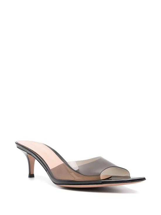 26SS 지안비토로시 뮬/슬리퍼 G1512055RICGSV FUNE Black - GIANVITO ROSSI