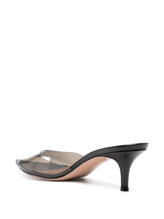 26SS 지안비토로시 뮬/슬리퍼 G1512055RICGSV FUNE Black - GIANVITO ROSSI