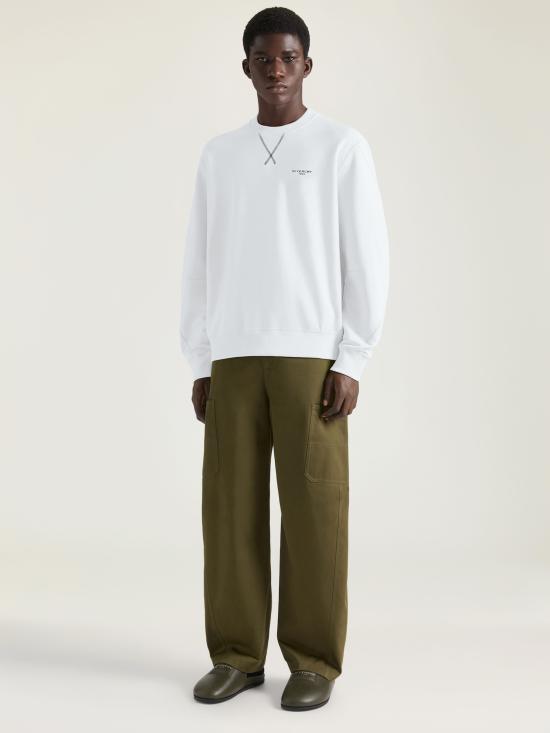 26SS 지방시 긴팔 티셔츠 BMJ0P63YS1 100 White - GIVENCHY