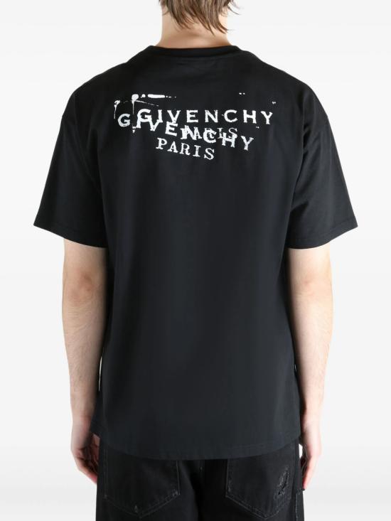 26SS 지방시 반팔 티셔츠 BM71NK3YSA 001 Black - GIVENCHY