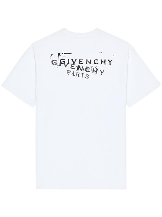 26SS 지방시 반팔 티셔츠 BM71NK3YSA 100 White - GIVENCHY