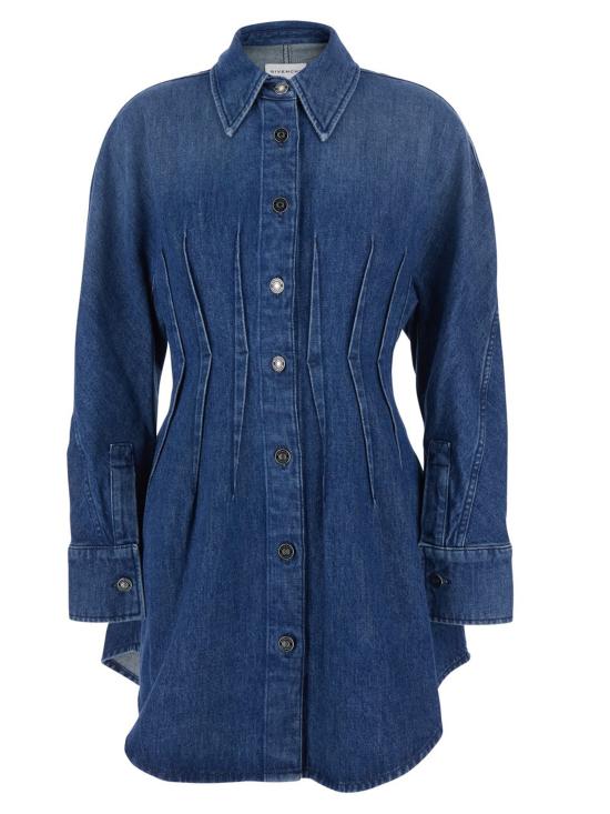 26SS 지방시 데님 원피스 BW22QS517B 420 Blue