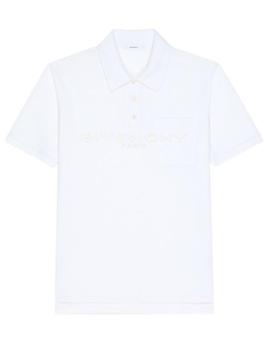 26SS 지방시 폴로 티셔츠 BML00G3YSF 100 White