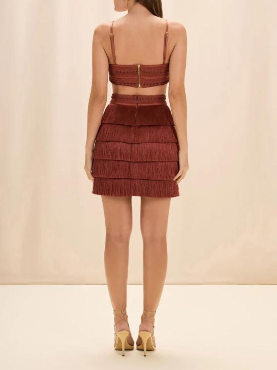 26SS 팻보 숏 원피스 VEC33319BROWN Brown - PATBO