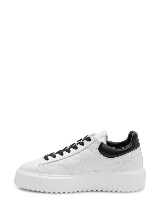 26SS 호간 H 스트라이프 스니커즈 HXM6450FC60LE9 0001 BIANCO NERO - HOGAN