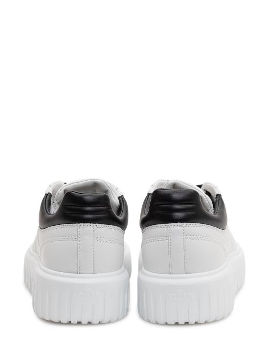 26SS 호간 H 스트라이프 스니커즈 HXM6450FC60LE9 0001 BIANCO NERO - HOGAN