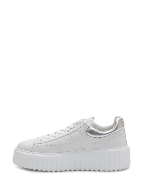 26SS 호간 H-스트라이프 스니커즈 HXW6450FC60KU0 0351 BIANCO ARGENTO - HOGAN