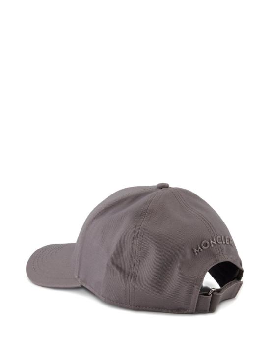 25FW 몽클레어 코튼 개버딘 베이스볼 캡  K20913B00043 04863932 Grey - MONCLER