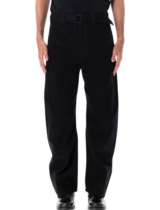 26FW 르메르 트위스트 벨티드 팬츠 PA326LD1055 BK999 NERO