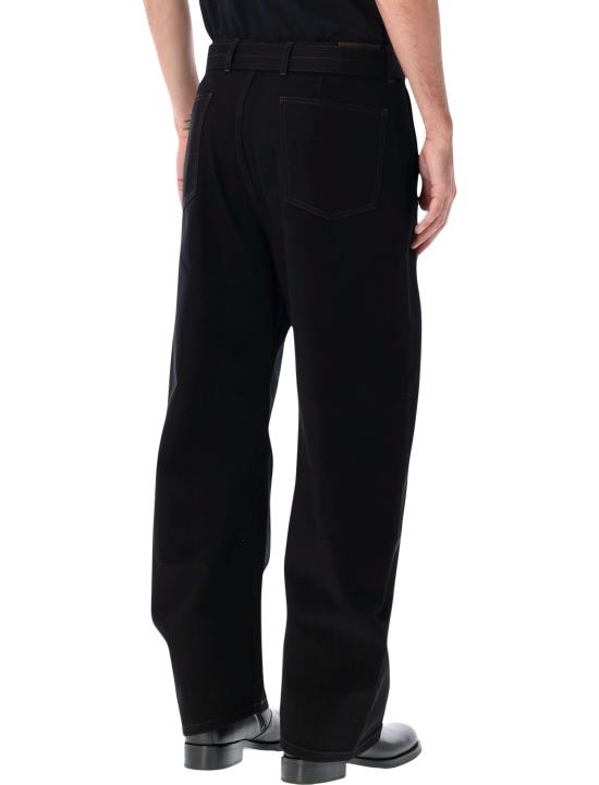 26FW 르메르 트위스트 벨티드 팬츠 PA326LD1055 BK999 NERO - LEMAIRE