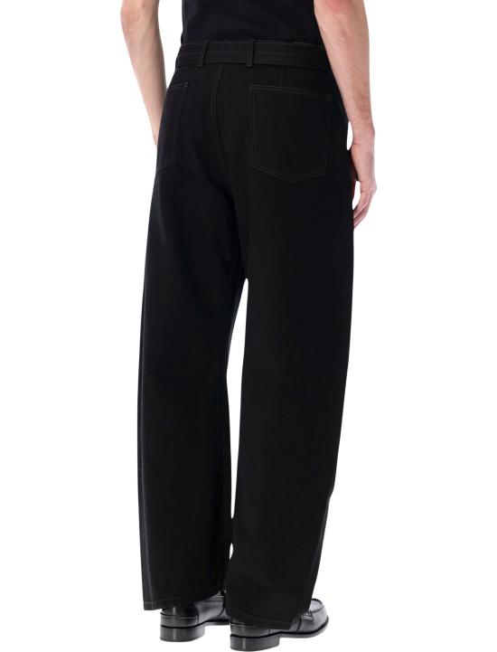 26SS 르메르 스트레이트 팬츠 PA326LD1055 BK999 Nero - LEMAIRE