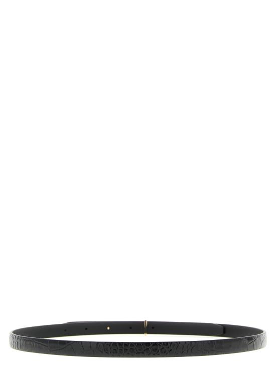 26SS 톰포드 레귤러 벨트 WB333LCL395PNAA Black - TOMFORD