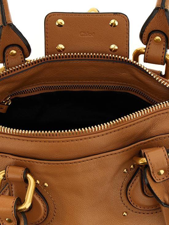 26SS 끌로에 스몰 그레인드 레더 패딩턴 백 CH26SS805P75209 Brown - CHLOE