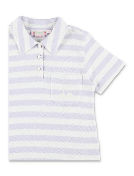 26SS [키즈] 봉쁘앙 원피스 C06GDRK00001 257A LILAC WHITE STRIPES - BONPOINT