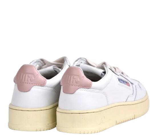  오트리 메달리스트 로우 레더 스니커즈 AULW LL16WHITE PINK - AUTRY