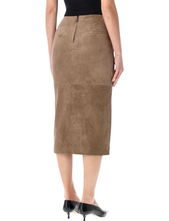 26SS 로테이트 미디 스커트 1153001683 MOREL BEIGE - ROTATE