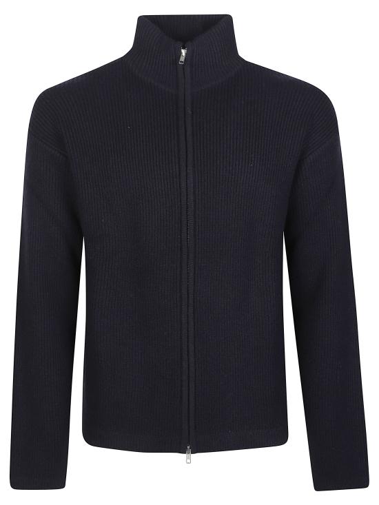 25FW 소프트 고트 집업 니트 SF24075 NAVY Blue