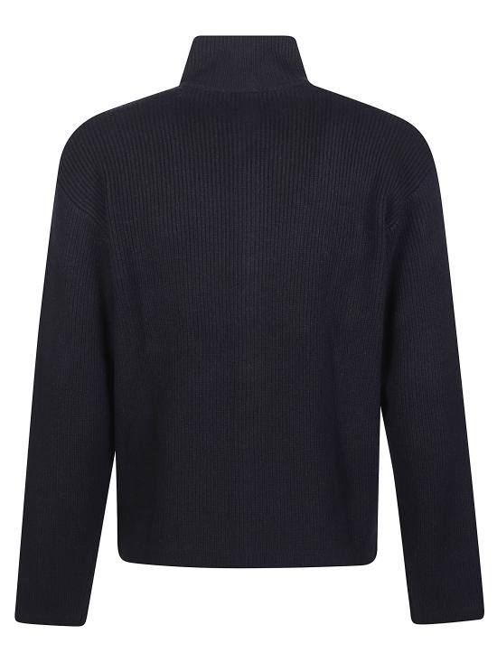 25FW 소프트 고트 집업 니트 SF24075 NAVY Blue - SOFT GOAT