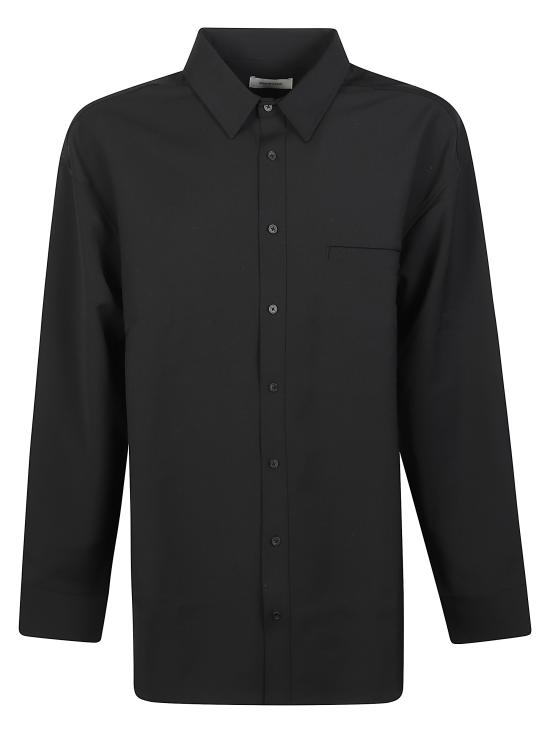 25FW 엔타이어 스튜디오 긴팔 셔츠 UNU13001 BLACK Black