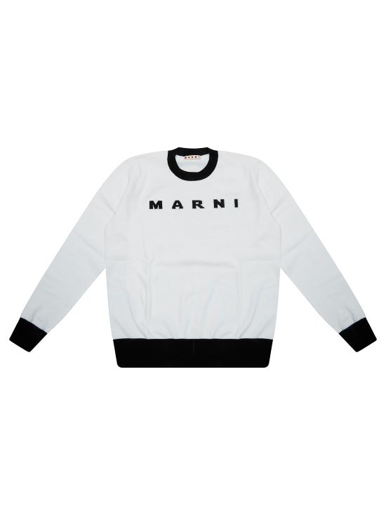 26SS [키즈] 마르니 가디건 M01815 M00X2 0M100 BIANCO NERO