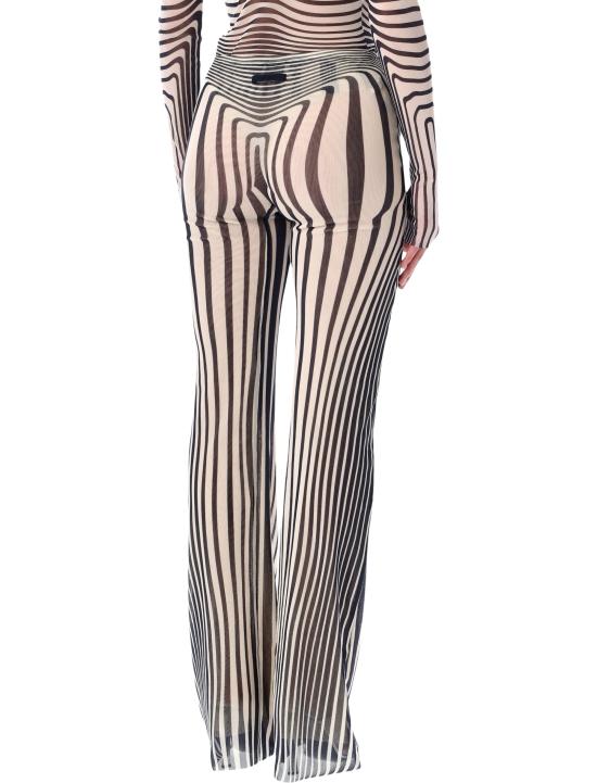 26SS 장 폴 고티에 트레이닝/조거 팬츠 TR067M019P 0359 ECRU NAVY - JEAN PAUL GAULTIER