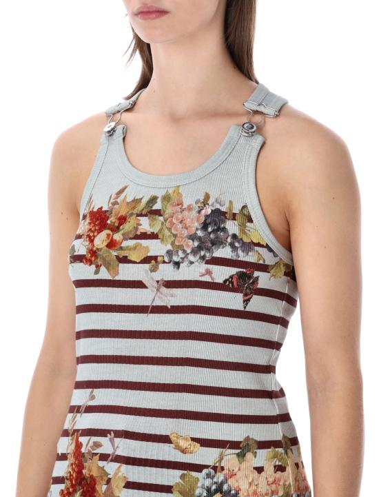 26SS 장 폴 고티에 민소매 티셔츠 TO428J041P 5690 LIGHT BLUE MULTI - JEAN PAUL GAULTIER