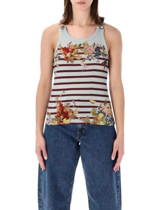 26SS 장 폴 고티에 민소매 티셔츠 TO428J041P 5690 LIGHT BLUE MULTI