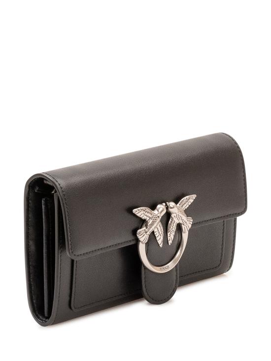 26SS 핑코 지갑 100062A0F1 Z99O NERO OLD SILVER - PINKO