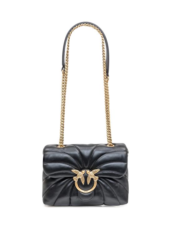 26SS 핑코 숄더백 100039A1EX Z99Q NERO ANTIQUE GOLD