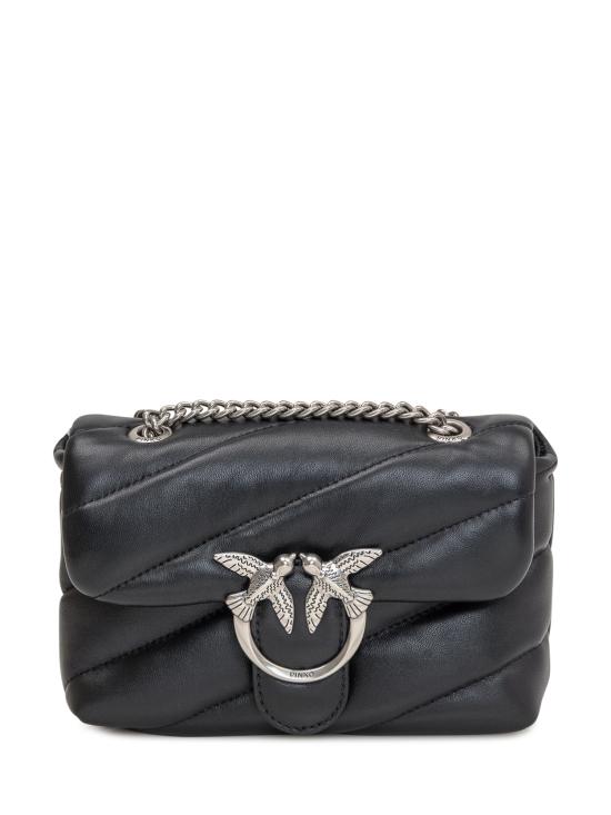 26SS 핑코 숄더백 100040A0F2 Z99O NERO OLD SILVER