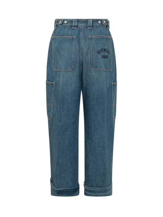 26SS 지방시 스트레이트 팬츠 BW519F517B 420 MEDIUM BLUE - GIVENCHY