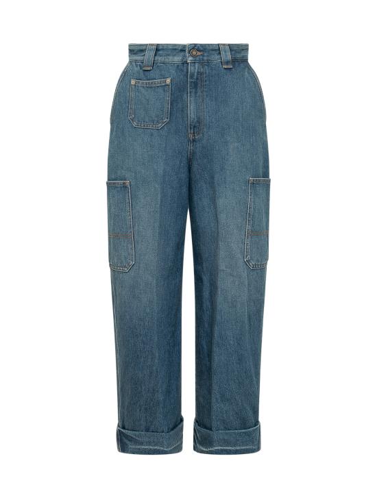 26SS 지방시 스트레이트 팬츠 BW519F517B 420 MEDIUM BLUE