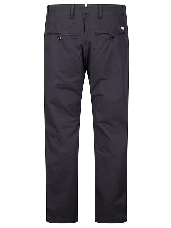 26SS 씨피 컴퍼니 코튼 개버딘 레귤러 치노 팬츠 20CMPA137A110458G 999 BLACK - C.P. COMPANY